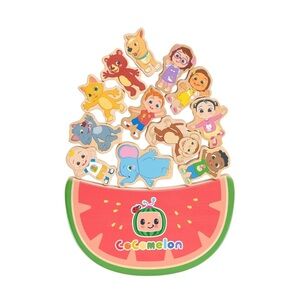 Cocomelon Just Play Best Friends Wooden Balance Blocks Game Toddler Wood Toys